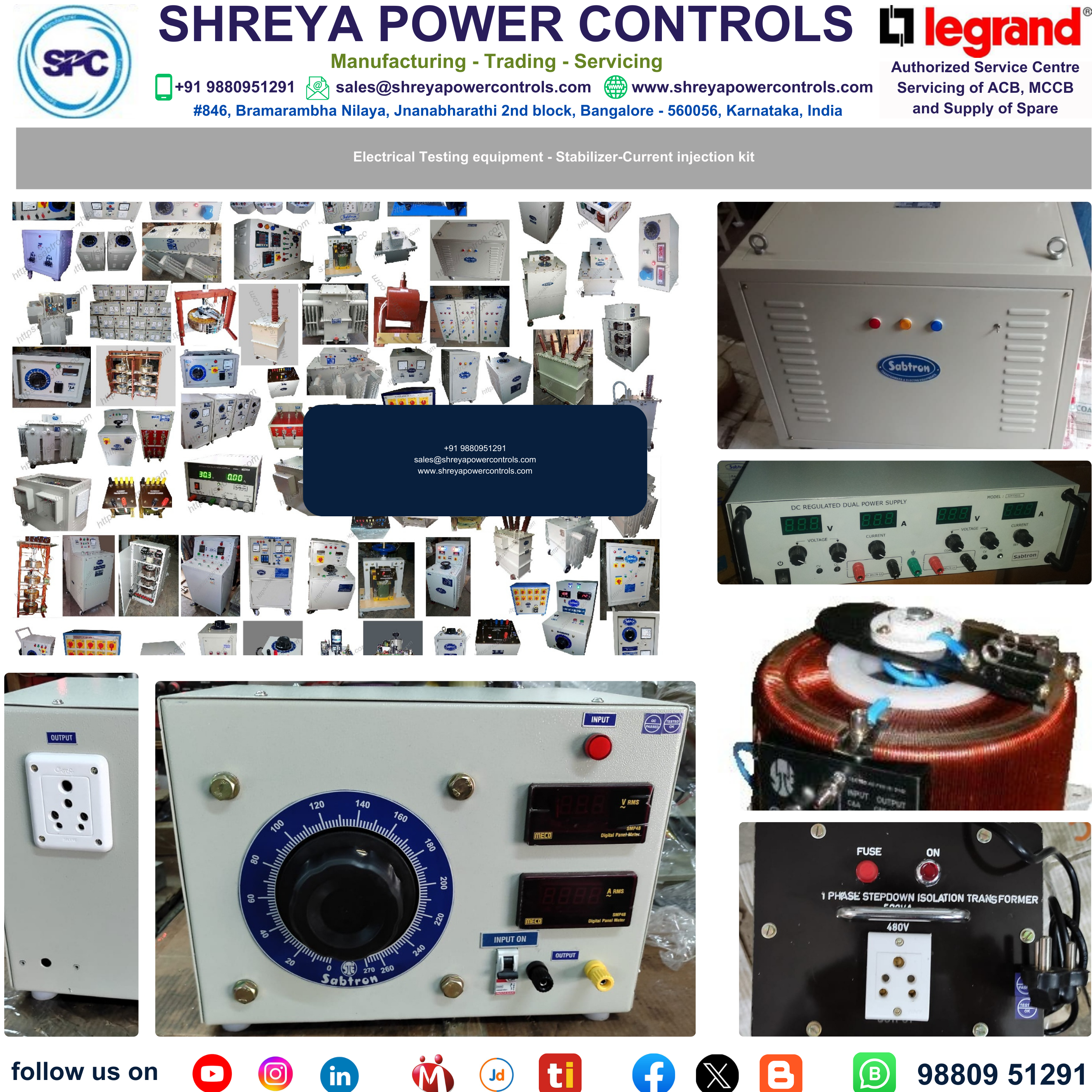 Electrical Testing equipment - Stabilizer